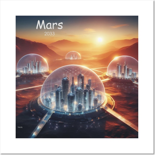 Mars City . Wall Art by Canadaman99